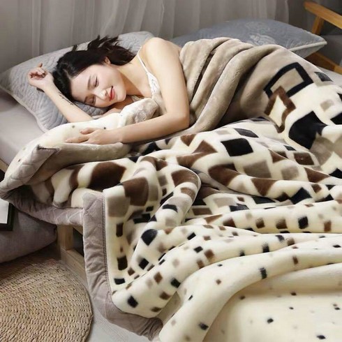 담요 밍크 이불 블랭킷 극세사 캠핑 겨울 쇼파 두꺼운 양면 유얼즈
