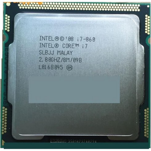 2024년 가성비 최고 i7860 - 컴퓨터 구성품 I7860 Slbjj 쿼드코어 CPU 2.80GHz 8MB 소켈 1156 95W 프로세서 성숙 기술