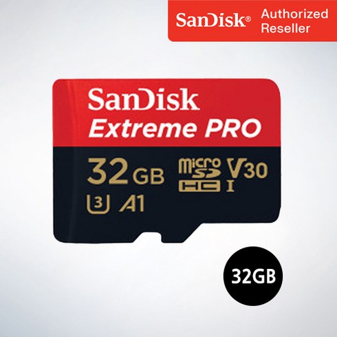 샌디스크 마이크로 SD 카드 SDHC Extreme Pro UHS-I 익스트림 프로 QXCG 32GB, 32기가