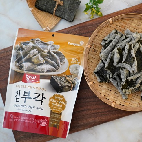 동원 양반 김부각, 50g, 10개