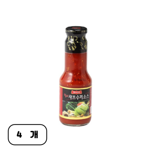 하이몬 칠리 샤브수끼소스, 300ml, 4개