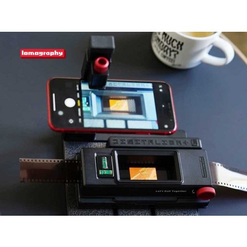2024년 가성비 최고 digitaliza - 2세대 필름 스캐닝 카트리지 로모그래피 DigitaLIZA, DigitaLIZA Max (휴대폰 홀더 포함)
