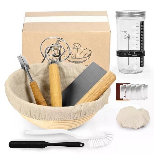 사워도우 스타터 키트 발효빵 홈메이드 식사빵 제빵, Full set