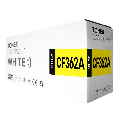 HP 508A 토너 CF360A 재생 토너 CF361A CF362A CF363A M552n M553dn M553n, 1개, CF362A 노랑