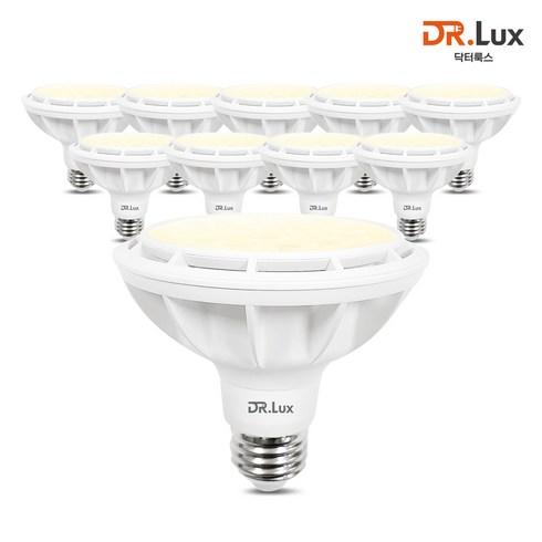 닥터룩스 LED PAR30 15W 집중형, 10개, 주백색
