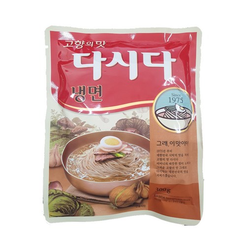 냉면다시다 - CJ 백설 다시다 실온 냉면 300g, 2개