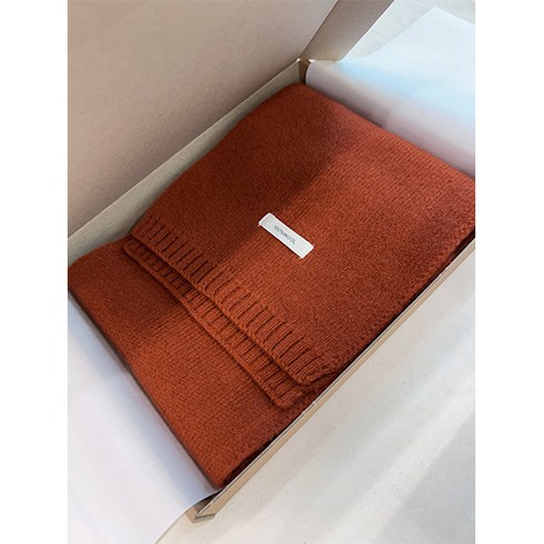 2023년 가성비 최고 연말선물 - 하이큐티 램스울100% 니트 머플러 겨울목도리 선물포장