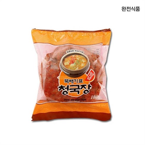 베스트식품 완전식품 뚝배기표 청국장 180g 10개, 1개