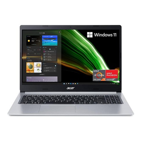 Acer Aspire 5 A515-45-R8K1 슬림 노트북 | 15.6인치 풀 HD IPS | AMD 라이젠 7 5700U 옥타 코어 모바일 프로세서 | AMD 라데온 그래픽 |, 단일, 단일