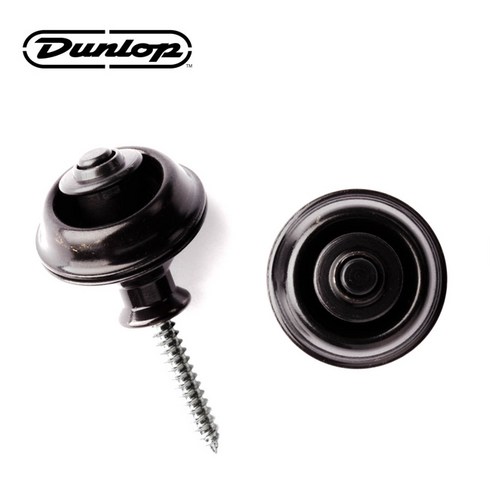 던롭 Dunlop 스트랩락 듀얼디자인 straplock dual design, 블랙 BLACK