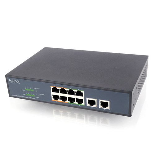 넥스트 정품 NEXT-POE310F-2TP 8포트 POE 스위칭 허브 SFP 2포트 CCTV 연결, 넥스트 정품 NEXT-POE310F-2TP  8포트 POE 스위칭 허브 SFP 2포트 CCTV 연결