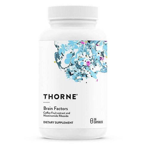 Thorne Brain Factors - Brain Health Supplement with Nicotinamide Riboside Coffee Fruit Extract and Betaine Anhydrous - Supports Learning Memory and Co, 1개