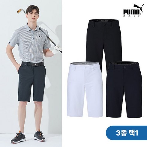 2023년 가성비 최고 골프반바지 - 푸마골프 [PUMAGOLF] NEW 푸마골프 액티브 숏팬츠 남성 3컬러 택1