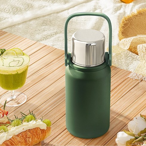 마카롱 보온병 800ml 316 스텐, 그린 800ml, 1개