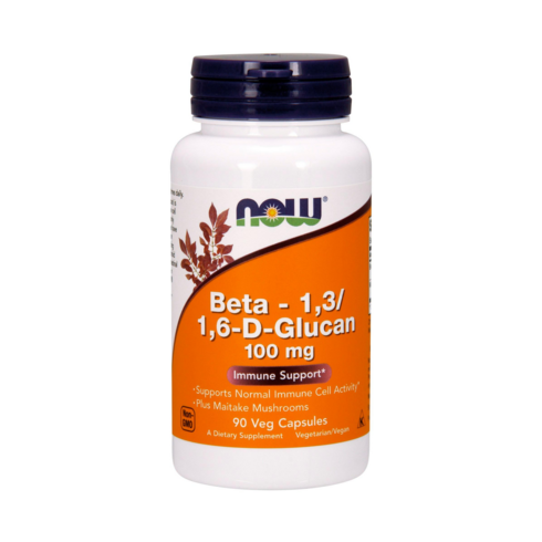 나우푸드 베타-1:3/1:6-D-글루칸 100mg 베지 캡슐, 1개, 90정