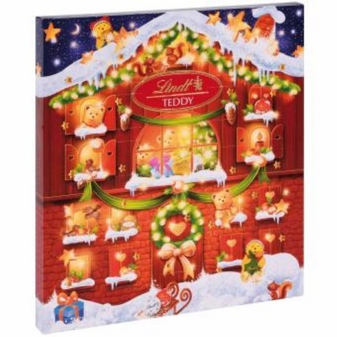 린트 Lindt 초코릿 테디 어드벤트 캘린더 128g, 1개