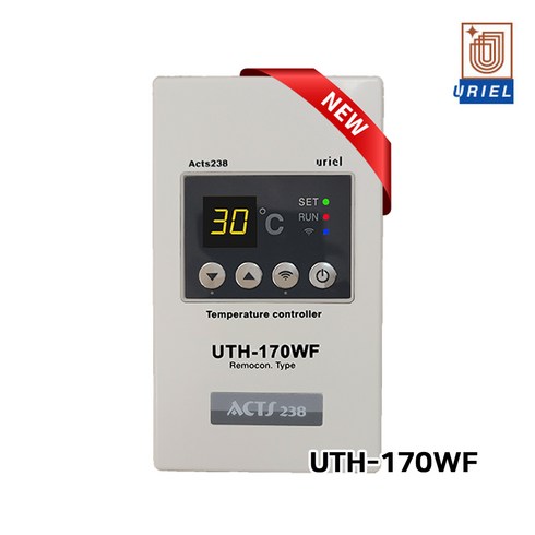 2023년 가성비 최고 지역난방 와이파이 온도조절기 - 우리엘전자 UTH-170WF 와이파이 온도조절기 필름난방용 조절기 (wifi모듈 일체형)