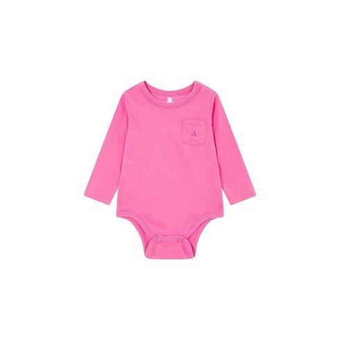 갭키즈 베이비 남아 0-24개월 베어 포켓 솔리드 바디수트 5232343013064ㅡ148397