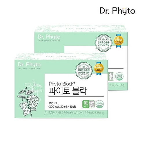 닥터파이토 파이토블락 2박스(20병), 20ml, 2개