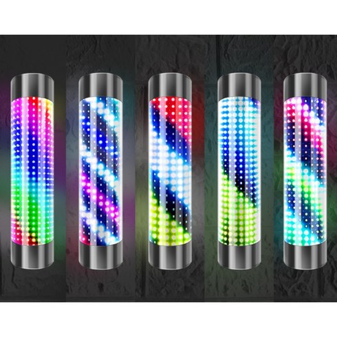 LED 미용실 싸인볼 이발소 사인볼 조명, 05.(리모컨O)15cmX65cm