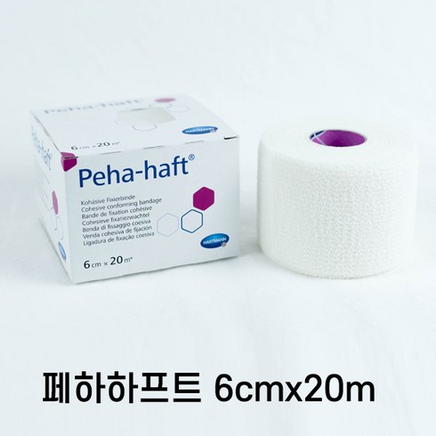 하트만 페하하프트 (6cm x 20m) 1롤 - 자가점착붕대 탄력붕대, 1개입, 1개