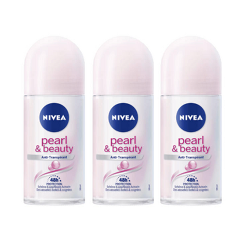 니베아 펄앤 뷰티 데오드란트, 50ml, 3개