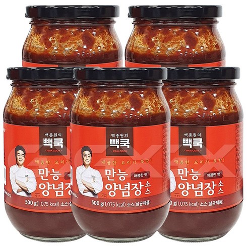 백쿡 백종원의 만능 양념장소스, 500g, 25개