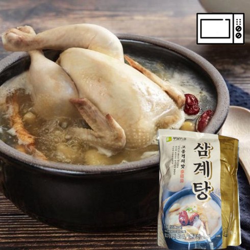 든든한끼삼계탕 1kg x 8팩 - 부남에프앤비 포유 삼계탕 1kg, 3개