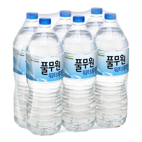 풀무원샘물 워터루틴, 2L, 6개