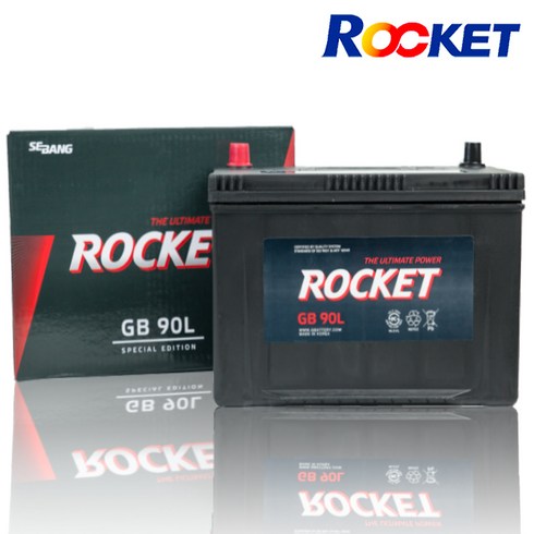 로케트 GB 90L 올뉴카니발 트라제XG 싼타페CM 배터리, GB90L공구대여+폐전지반납, 1개