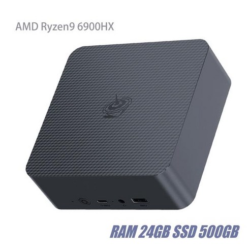 eqr6 - Beelink EQR6 사무실 미니 PC 게임용 데스크탑 컴퓨터 노트북 AMD Ryzen7 7735HS Ryzen9 6900HX 24G DDR5, 한개옵션2, 02 6900HX 24G 500G, 한개옵션1