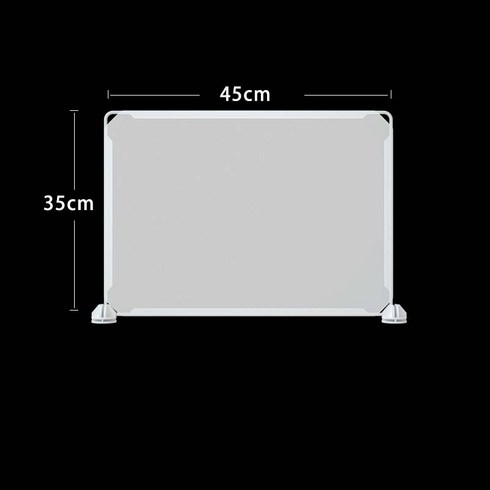 JINGHENG 사무실 개인 불투명 칸막이 쉬운설치, 35x45cm