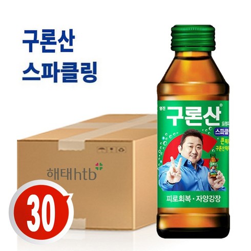 구론산 - 해태음료 영진 구론산 탄산 스파클링 오리지날, 150ml, 30개