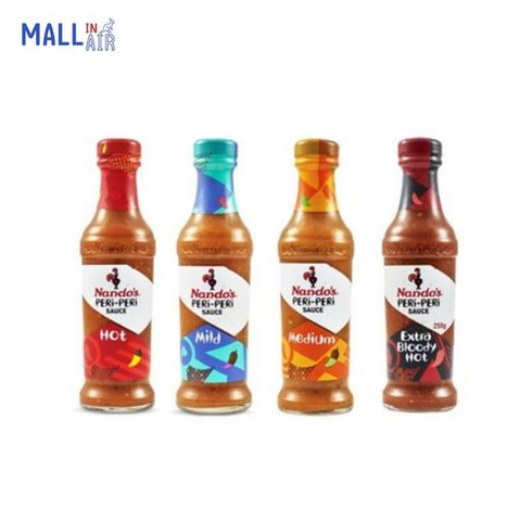 난도스소스 - 호주 난도스 Nandos 페리페리 소스 4종, 핫, 1개, 250g