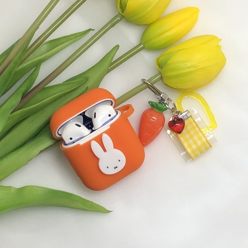 잉스리빙 미피 에어팟 케이스 + 당근 키링