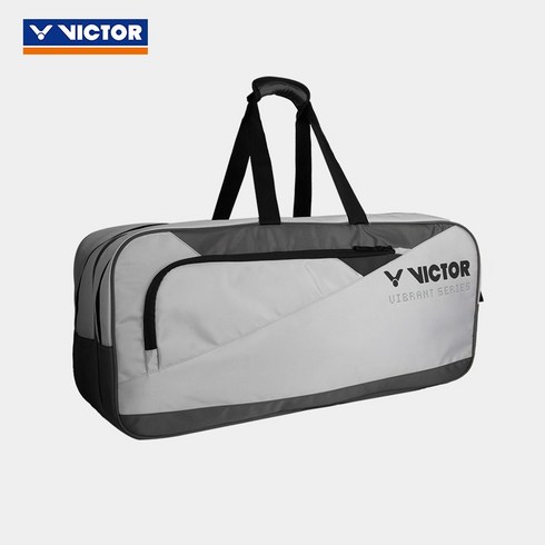 victor 배드민턴 라켓 가방 다기능 직사각형 가방 테니스 가방 빅터 BR3641, BR3641-HK(라이트 그레이/다크 그레이), 1개
