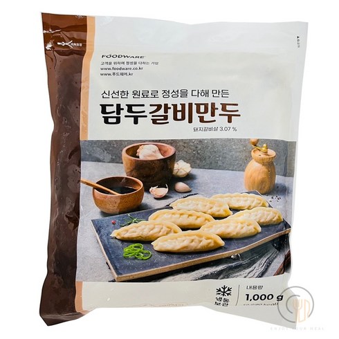 담두 갈비만두1kg x 2봉지, 1kg, 2개