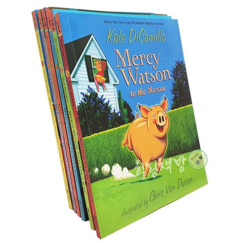 [힐링책방] 국내 Mercy Watson 6 Books Set 머시왓슨 원서 최신판 6종 세트 정식 음원 제공, 6권 세트