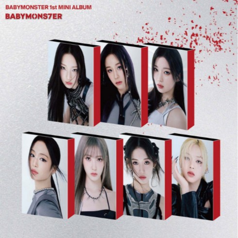 [미개봉새제품]베이비몬스터 - BABYMONS7ER / 1집 미니앨범 (YG TAG ALBUM VER.)7종세트