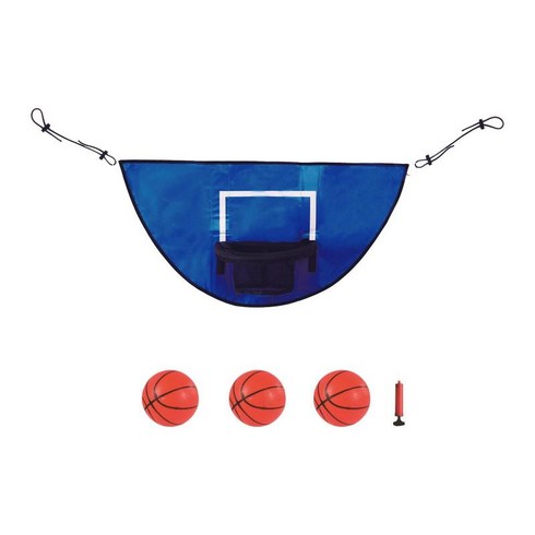 농구 선반을 조립하게 쉬운 옥외를 위한 소형 Trampoline 농구 후프, PVC, 파란색