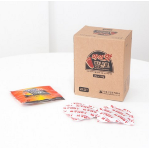 2023년 가성비 최고 마이핫발난로 - 다봉산업 마이핫 발난로 반달형 발핫팩, 40개