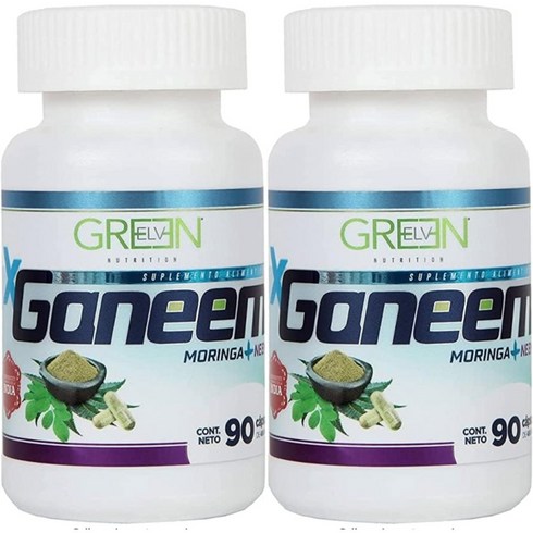 알리포텍 - Green Elv Ganeem Moringa 알리포텍 모링가 가님 칼륨보조제 90캡슐 2팩, 2개, 90정