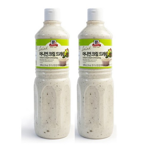 [코스트코]맥코믹 어니언 크림 드레싱1KG, 1kg, 2개