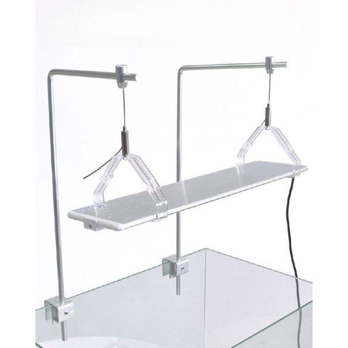 수족관 조명 거치대 스탠드 어항 행거 높낮이 조절 ㄱ자 브래킷, 높이40cm폭20cm(램프너비6.5-13cm)