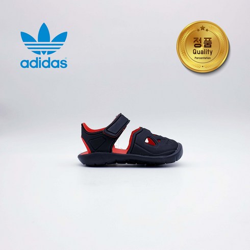 [아디다스코리아 국내매장 정품] adidas FORTASWIM 2I 샌들 (키즈/칠드런/어린이 인펀트 포타스윔2I 샌들/샌달) 검정색/블랙 (선물용 쇼핑백 추가판매) CQ0089