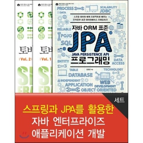 jpa - 스프링과 JPA를 활용한 자바 엔터프라이즈 애플리케이션 개발 세트, 에이콘출판사