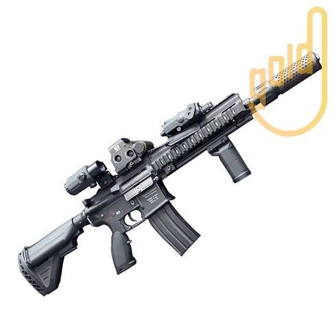 ebb hk416D atm - HK416D 2.5버전 개선품 금속 기어 바디 파츠 수정탄 젤리탄 고성능 전동건, HK416D-기본, 11.1v배터리+탄창+손잡이(수직 또는 앵글)