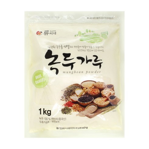 [좋은세상] 류씨네 녹두가루 [1kg], 1kg, 1개