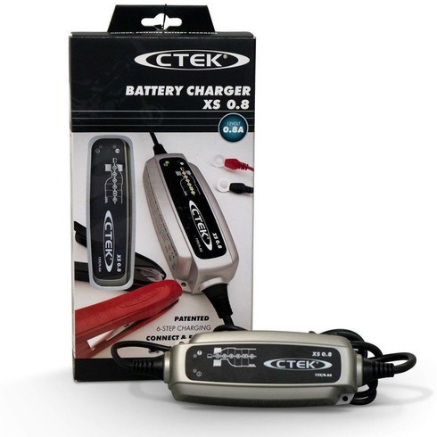 CTEK XS 0.8 씨텍 오토바이 자동차 배터리 충전기, 상품선택, 1개