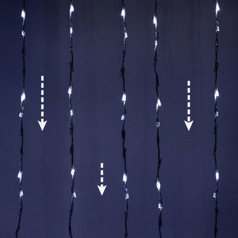 2023년 가성비 최고 폭포수전구 - LED 폭포수 조명 400구 600구 크리스마스트리전구 점멸 전원포함 백색 청색 전구색 생활방수 가능, LED 400구 폭포수 조명, 웜화이트 (전구색)